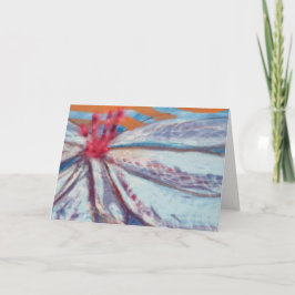 Vriendschappelijk de lelie leeg wenskaart van de kaart