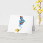 Vriendschappelijk Djinn of genie en magische Kaart (Gele Bloem)