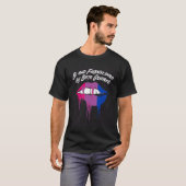 Vriendschappelijk door beide geslachten Bisexual S T-shirt (Voorkant volledig)
