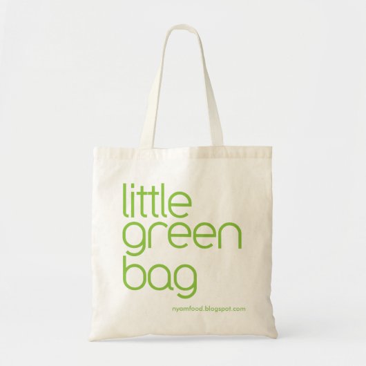 vriendschappelijke eco - weinig groene zak tote bag (Voorkant)