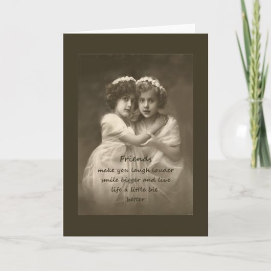 vriendschappelijke Inspirerend vriendschappelijke Kaart (Voorkant)