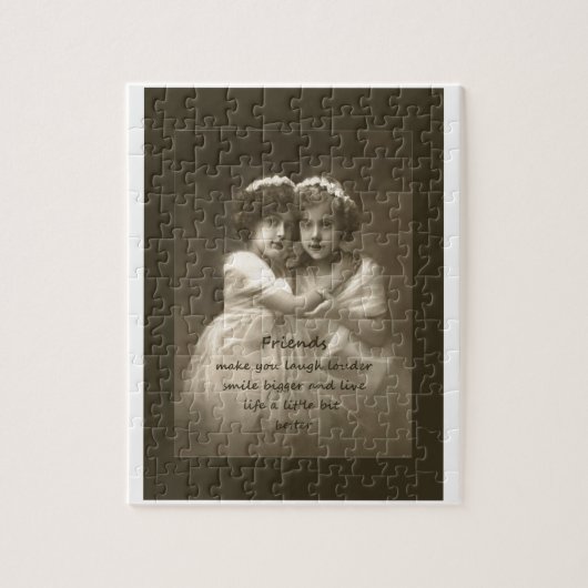 vriendschappelijke Inspirerend vriendschappelijke Legpuzzel (Verticaal)