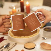 Vriendschappen geven Diner Chic Elegant Party Favo Koffiemok