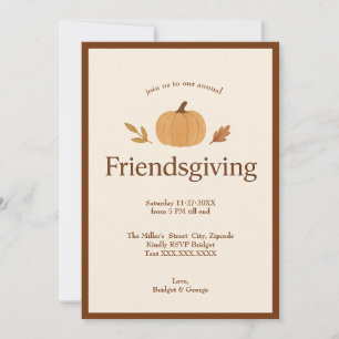 Vriendschappen geven Minimale pompoenbladeren