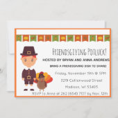 Vriendschappen geven Potluck Pilgrim Turkije Uitno Kaart (Voorkant)