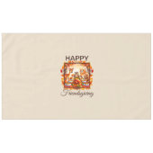 Vriendschappen geven Woodland Dieren Herfst Blader Tafelkleed (Voorkant (Horizontaal))