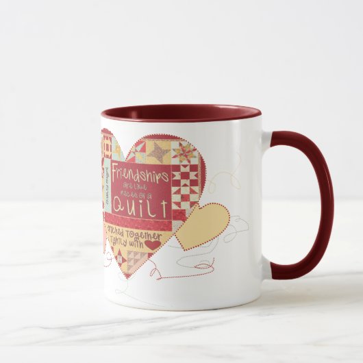 Vriendschappen zijn als kanteltjes koffiekruipers  mok (Rechts)