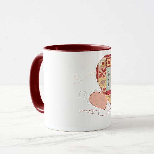 Vriendschappen zijn als kanteltjes koffiekruipers mok (Voorkant links)