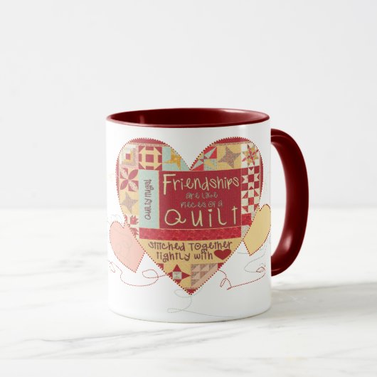 Vriendschappen zijn als kanteltjes koffiekruipers  mok (Voorkant rechts)