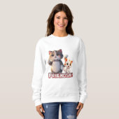 Vriendschaps Hoodie Trui (Voorkant volledig)