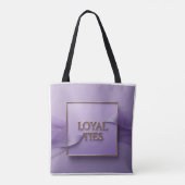 Vriendschaps Raffia Feest Tote Bag (Achterkant)