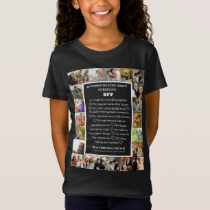 Vriendschaps Waardering   BFF 22 Foto Collage T-shirt