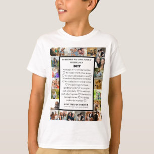Vriendschaps Waardering BFF 22 Foto Collage T-shirt