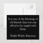 Vriendschapsaanhalend briefkaart (Voorkant / Achterkant)