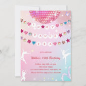 Vriendschapsarmband in mijn ballet uit de danstijd kaart (Voorkant)