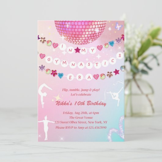 Vriendschapsarmband In Mijn Turntijdperk Kaart (Staand voorkant)