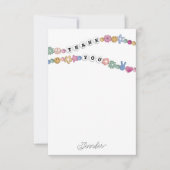 Vriendschapsarmband Meisje Sieraden Kinderen Geper Bedankkaart (Voorkant)