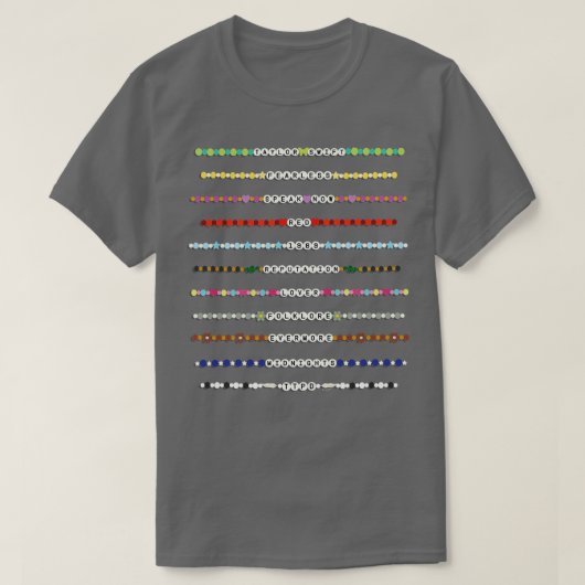 Vriendschapsarmbanden T-shirt (Design voorkant)