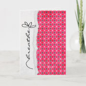 vriendschapsbloem kaart (Voorkant)