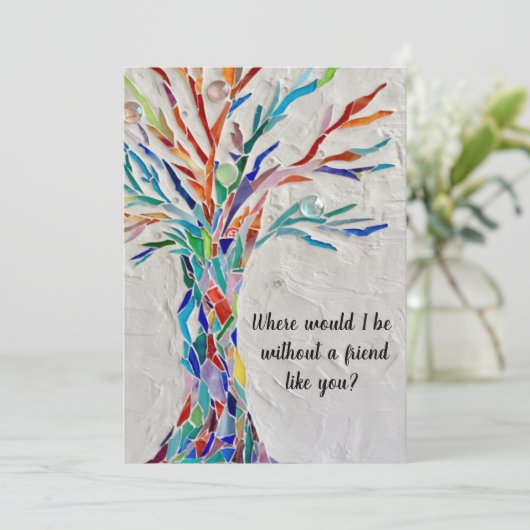 Vriendschapsboom van de Kaart van het Leven (Staand voorkant)