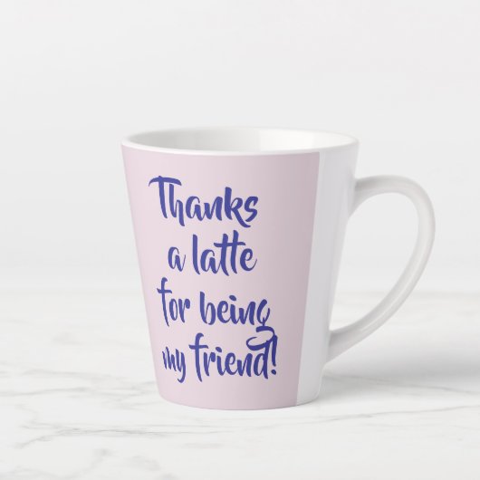 Vriendschapscadeau, kleurrijke harten,  latte mok (Rechts)