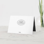 Vriendschapscitaat op het bord kaart (Achterkant)