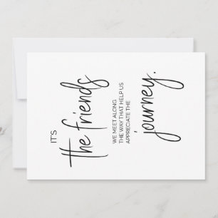 Vriendschapscitaat, speciaal citaat over vrienden feestdagenkaart