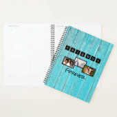 Vriendschapsdag gepersonaliseerde sjabloon fotocol planner (Display)