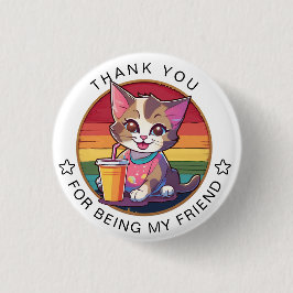 vriendschapsdag ronde button 3,2 cm