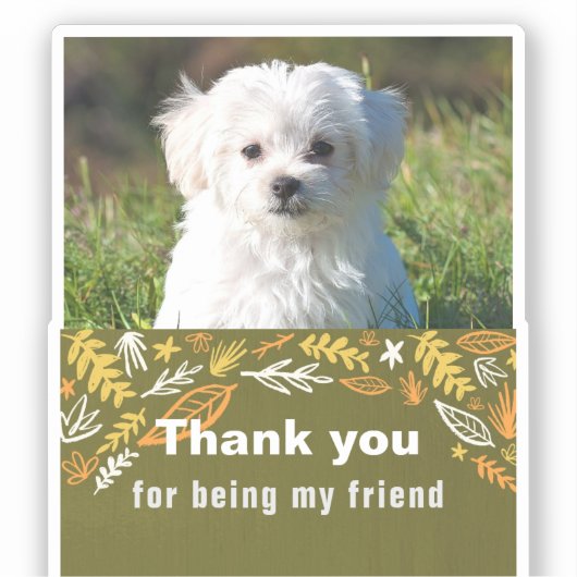 Vriendschapsdag Sticker (Voorkant)