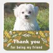 Vriendschapsdag Vierkante Sticker (Voorkant)