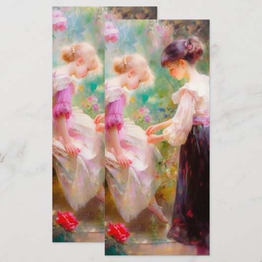 Vriendschapsdier Bladwijzer Menu (Voorkant / Achterkant)