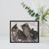 Vriendschapsdier Briefkaart (Staand voorkant)