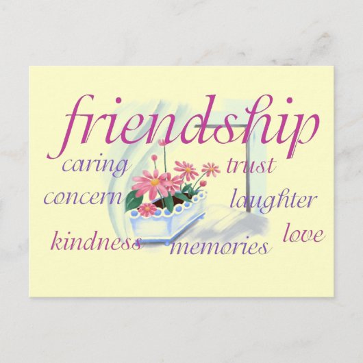 Vriendschapsdier Briefkaart (Voorkant)