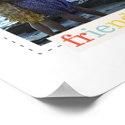 Vriendschapsdier Poster (Hoek)