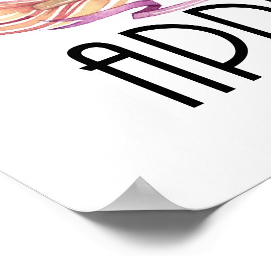 Vriendschapsdier Poster (Hoek)