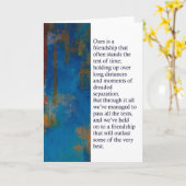 Vriendschapsdier Wenskaart Kaart (Gele Bloem)