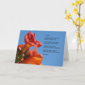 Vriendschapsdier Wenskaart Kaart (Gele Bloem)