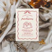 Vriendschapsdiner met de hand getekend Thanksgivin Kaart