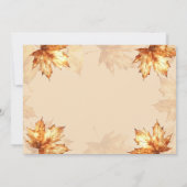 Vriendschapsdiner Rustiek Elegante Thanksgiving Kaart (Achterkant)