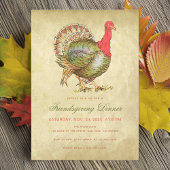 Vriendschapsdiner Turkije Antiek Papier Kaart