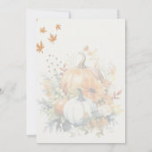 Vriendschapsdiner Waterverf Bloemenpompoenen Kaart (Achterkant)