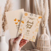 Vriendschapsfeest Herfst Herfst Diner Kaart