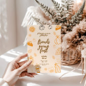 Vriendschapsfeest Herfst Herfst Diner Kaart