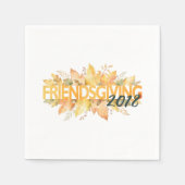 Vriendschapsfeest Napkins 2018 Servet (Voorkant)