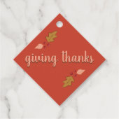 Vriendschapsfeest | Rood en goud Bedankjes Labels (Voorkant)