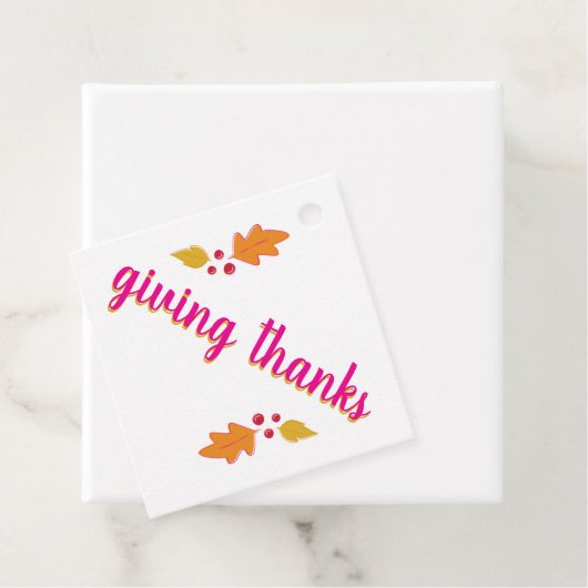 Vriendschapsfeest | Roze en goud Bedankjes Labels (In situ)