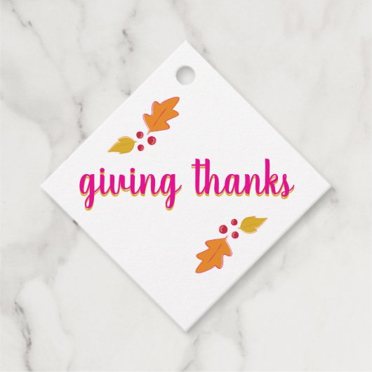 Vriendschapsfeest | Roze en goud Bedankjes Labels (Voorkant)