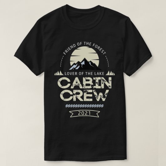 Vriendschapsgroep Cabin Crew Vluchtelingenvlucht A T-shirt (Design voorkant)