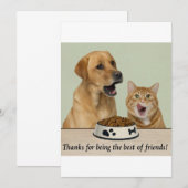 vriendschapskaart bedankkaart (Voorkant / Achterkant)